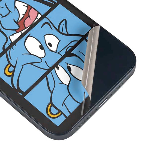Disney Aladdin Genie Faces Grid iPhone 14 Plus Skin